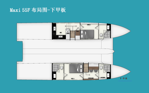 下甲板布局图